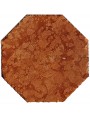Stone floor with Hexagons and Triangles - limestone and red terracotta