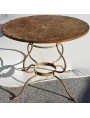 Ancient round iron table