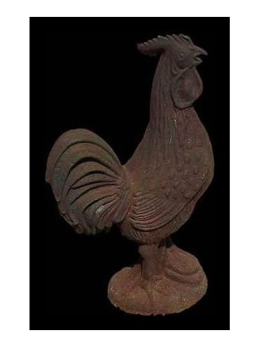 Big rooster in cast iron