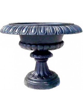 French cast iron vase