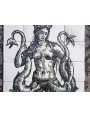 Tiles Panel Two Tailed Mermaid