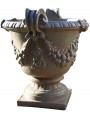 Concrete sandstone vase