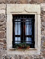 Reproduction of a medieval stone window