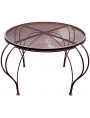 Round forged-iron Ø 98 cms table