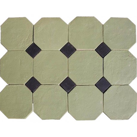 Matt color Octagons tiles