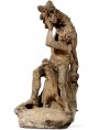 after pietro bernini, 19th century - satyr with panther