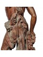 A FAUN - terracotta sculpture, height cm 171