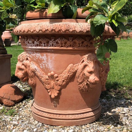 The Vase of the four lions - large citrus vase