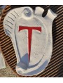 Our reproduction of the emblem of the Knights of TAU in Altopascio (Lucca) Italy
