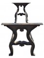 Large cast iron industrial table base