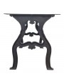 Large cast iron industrial table base