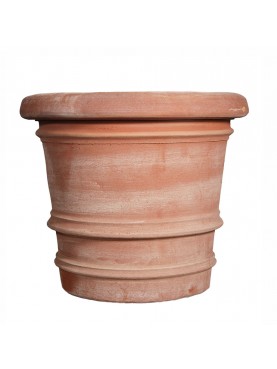Cylindrical Ø50cms vase for cytrus in terracotta