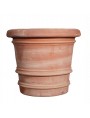 Cylindrical Ø70cms vase for cytrus in terracotta