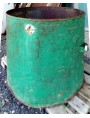 antique Large plant containers - iron bins E
