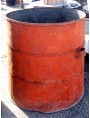 antique Large plant containers - iron bins G