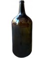 Bottiglie soffiate da vino piementesi ambra bruna
