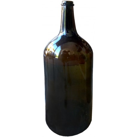 wine Bottles blown from Piedmontese brown amber