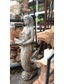 Statua da giardino in malta cementizia - la Sirena