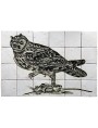 Tiles Panel Owl by Aldrovandi
