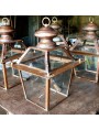 Tuscan copper classic Lantern with ring