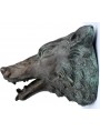 Mascherone di Lupo per fontana in Bronzo - copia delle teste delle navi romane di Nemi