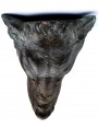 Wolf mask for bronze fountain - copy of the heads of the roman ships of Nemi