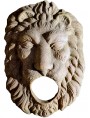 Lion fountain Mask in terracotta