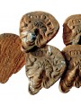 Mascheroni in terracotta toscani antichi