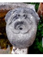 Mascherone in pietra per fontana