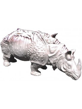 Albrecht Durer's Rhino white terracotta