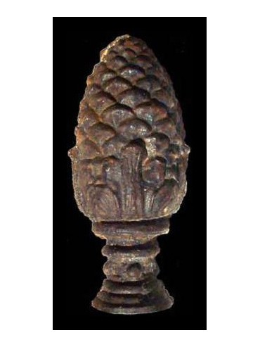 Little cast iron pine cone H.15cms