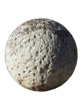 Sfera Ø25cm subbiata e anticata in pietra serena