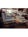 Settee forged iron bench