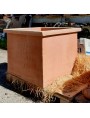 Great Square terracotta box 57x57xh54 cm flowerpot