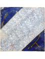 Ancient majolica tile - cobalt blue