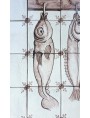 Fish panel in manganese