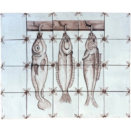 Fish panel in manganese