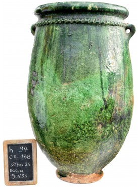 Sahel majolica vases H.94cms