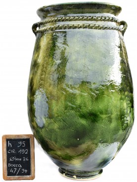 Sahel majolica vases H.95cms