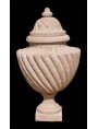 Stone twisted vase