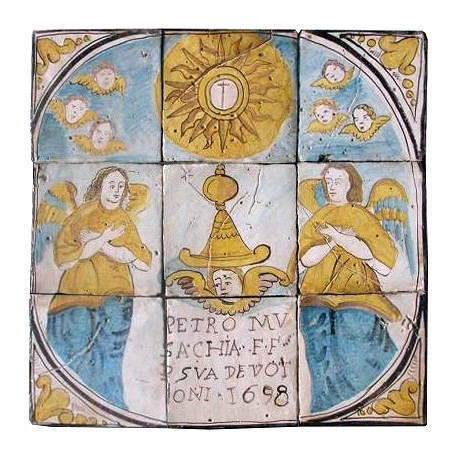Pannello devozionale 1698