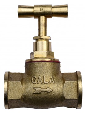 Brass stop valve