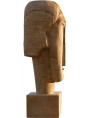 Testa in pietra, copia fedele di un originale di Amedeo Modigliani
