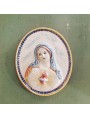 Immaculate heart of Mary - majolica