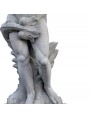 Statua di Nettuno in cemento altezza 184 cm con fiocina antica