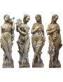 Four statues, the 4 seasons - concrete