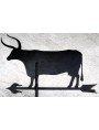 Buffalo cow Maremmana wroughtiron weathervane