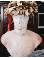 Dante Alighieri bust - major Italian poet