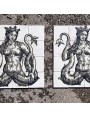 Tiles Panel Two Tailed Mermaid