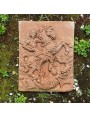 San Giorgio e il drago - formella in terracotta